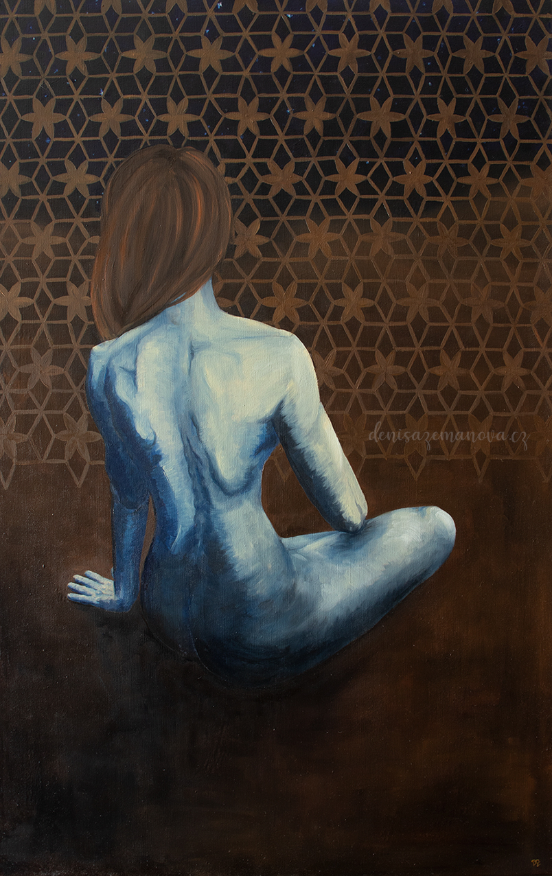 Dreaming of a Desert, Oil on canvas, 70 x 100 cm / 27,6 x 39,4 in